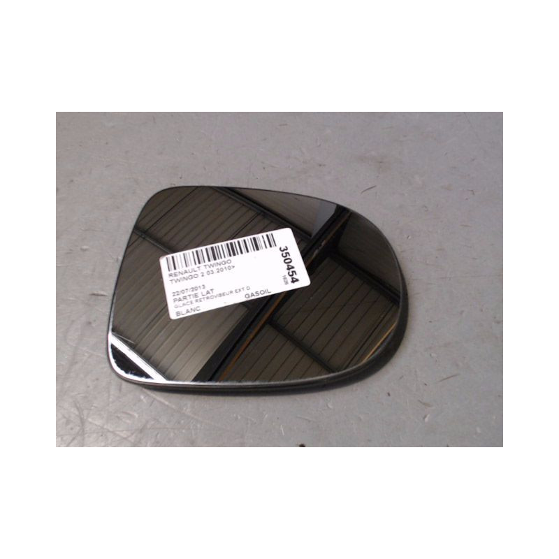 GLACE RETROVISEUR EXT D RENAULT TWINGO 2 2010-
