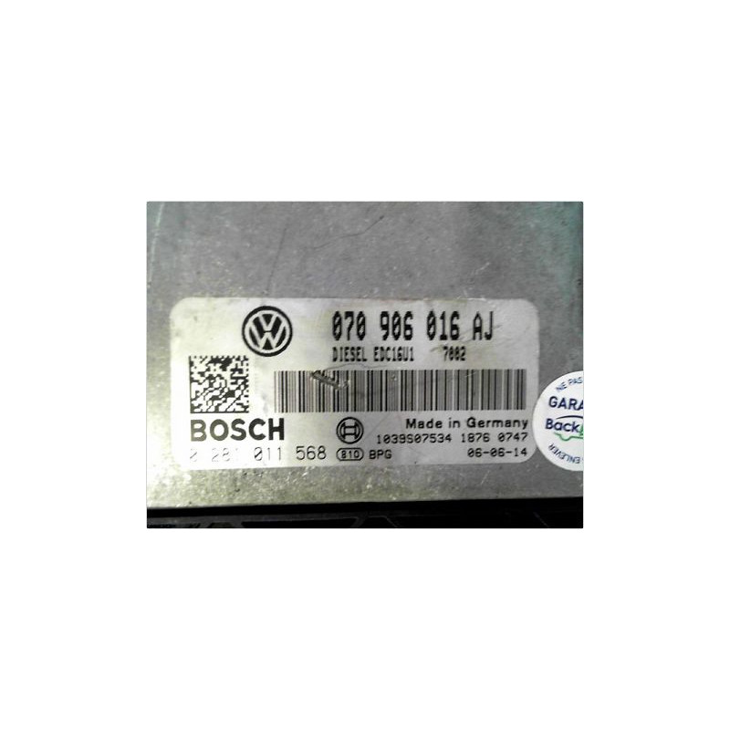 CALCULATEUR MOTEUR VOLKSWAGEN TRANSPORTER COURT TOLE 03-09