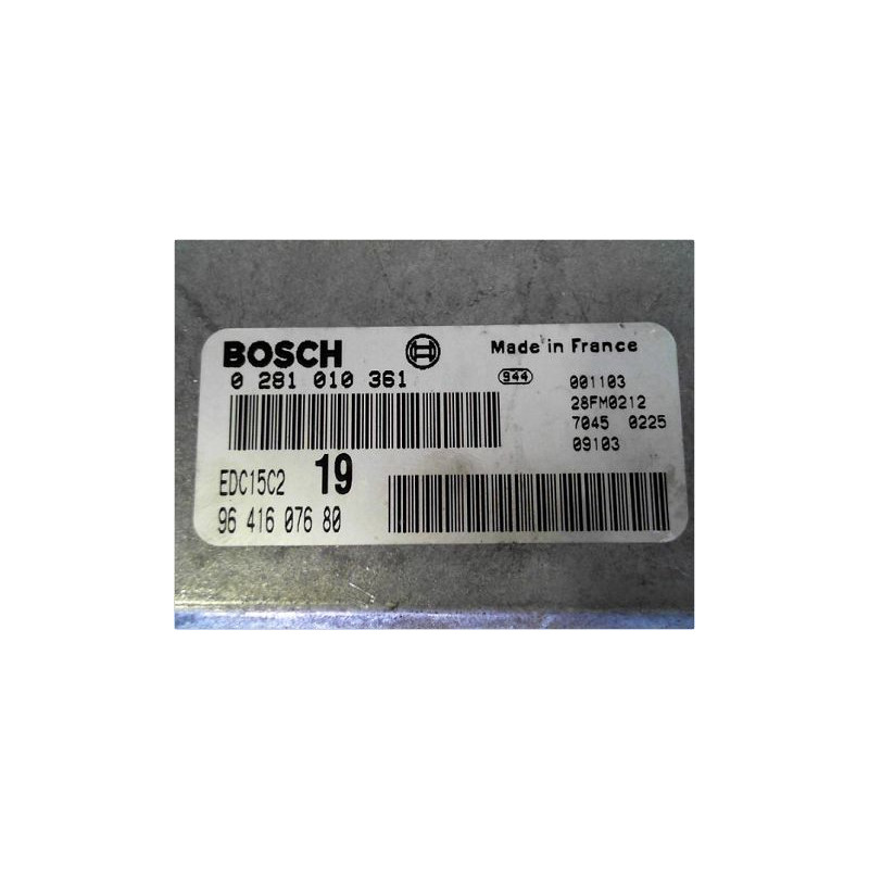 CALCULATEUR MOTEUR PEUGEOT 406 99-04