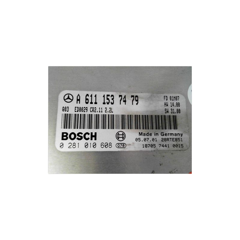 CALCULATEUR MOTEUR MERCEDES CLASSE C 00-04