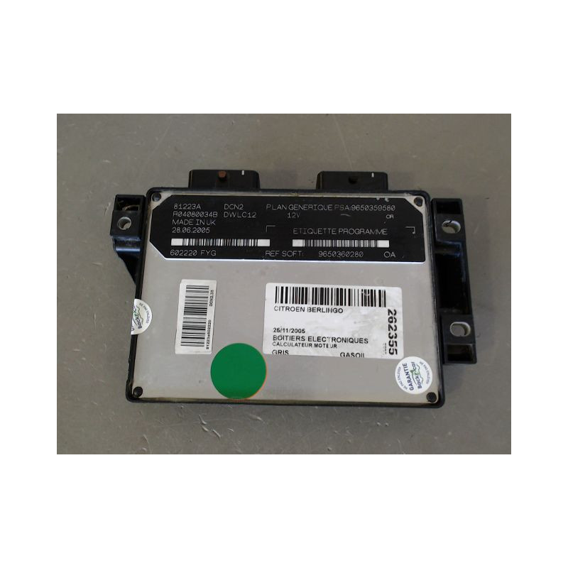 CALCULATEUR MOTEUR CITROEN BERLINGO