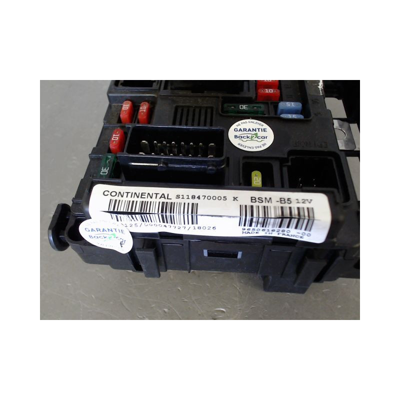 BOITE A FUSIBLES CITROEN BERLINGO