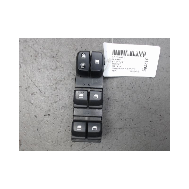 COMMANDE LEVE-GLACE PORTE AVG KIA PICANTO