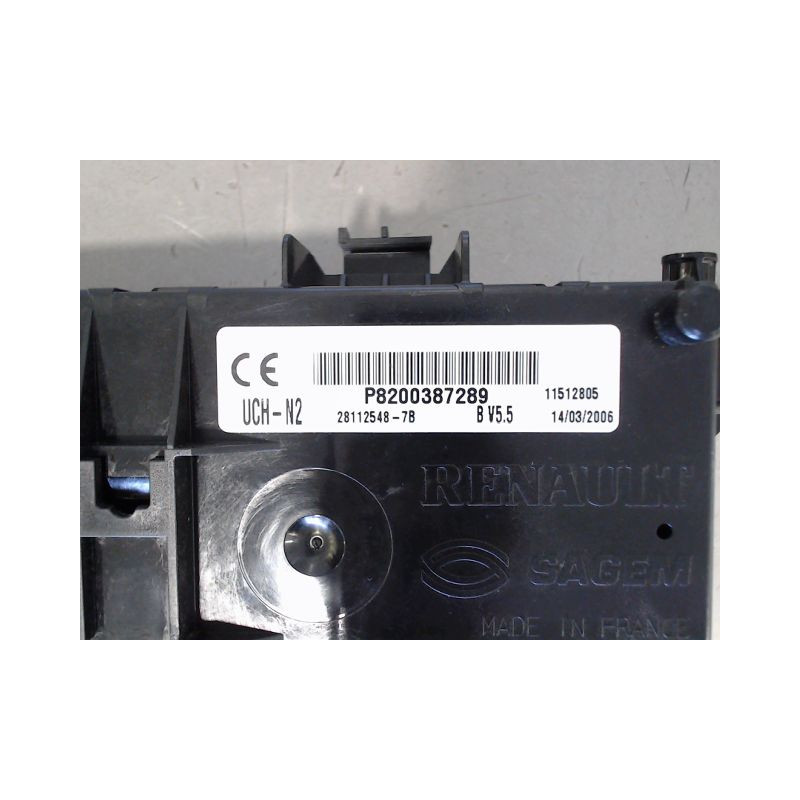 BOITIER GESTION HABITACLE RENAULT CLIO