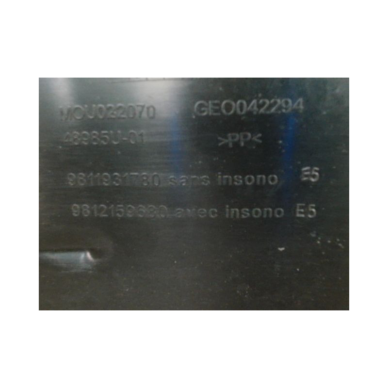 PARE-BOUE ARRIERE GAUCHE CITROEN C3