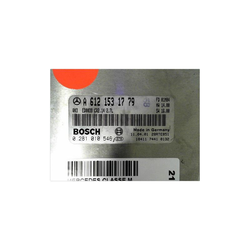 CALCULATEUR MOTEUR MERCEDES CLASSE M 98-01