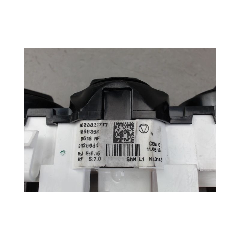 COMMANDE DE CHAUFFAGE CITROEN C3