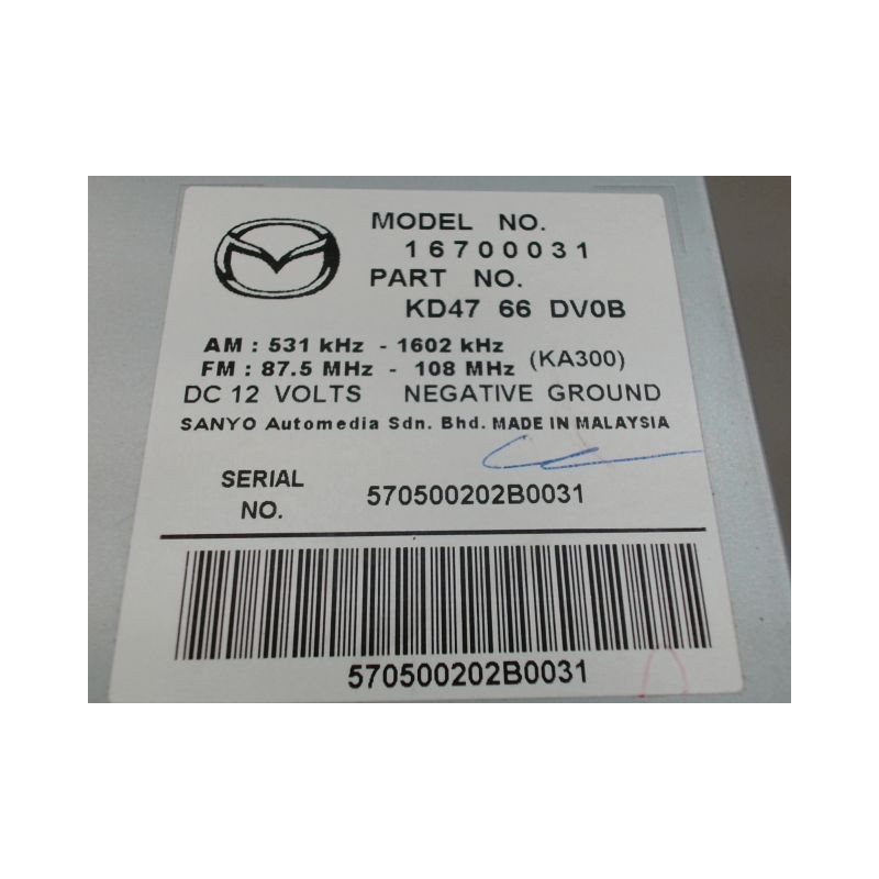 AUTORADIO MAZDA CX-5