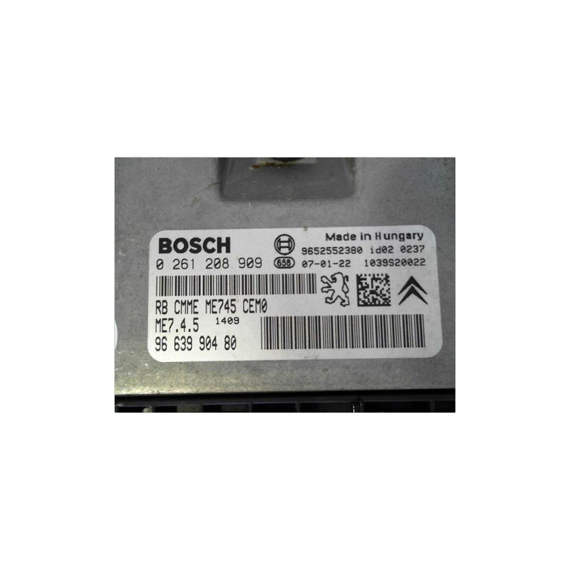 CALCULATEUR MOTEUR PEUGEOT 307 CC 03-05