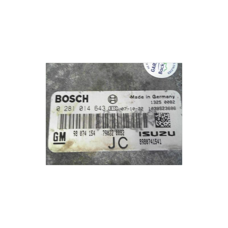 CALCULATEUR MOTEUR OPEL ASTRA (H) 2007-2010