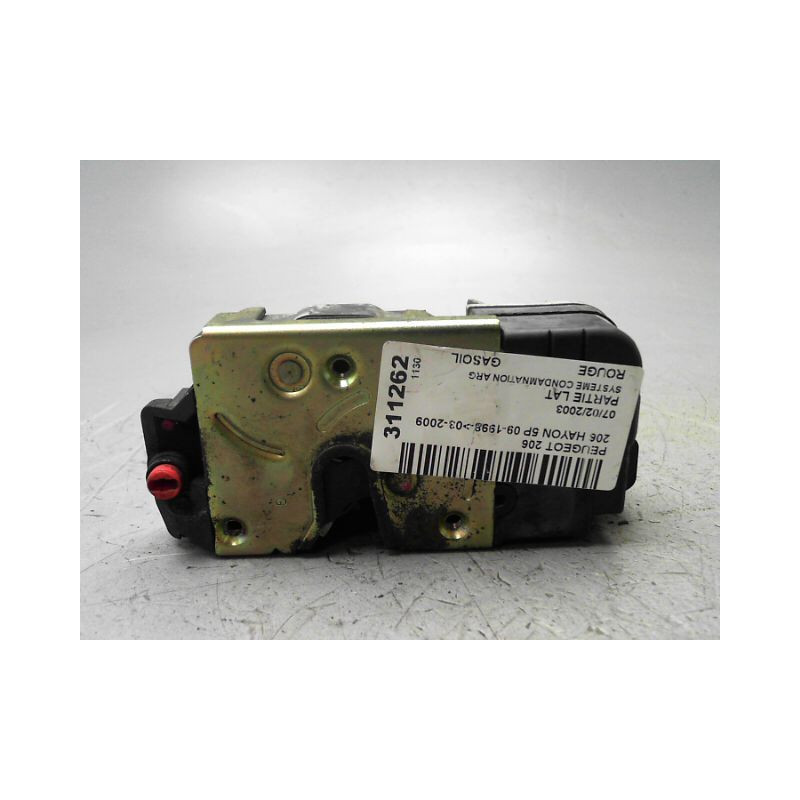 SYSTEME CONDAMNATION ARRIERE GAUCHE PEUGEOT 206 1998-2009