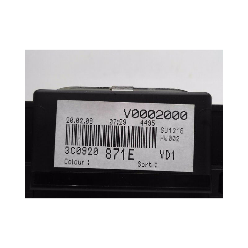 BLOC COMPTEURS VOLKSWAGEN PASSAT 2005-