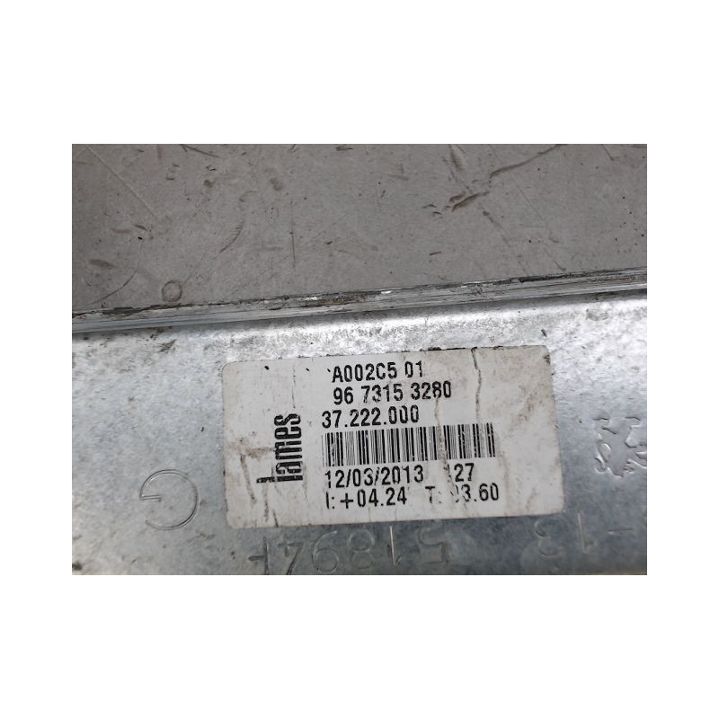 MECANISME LEVE-GLACE AVANT GAUCHE PEUGEOT 208