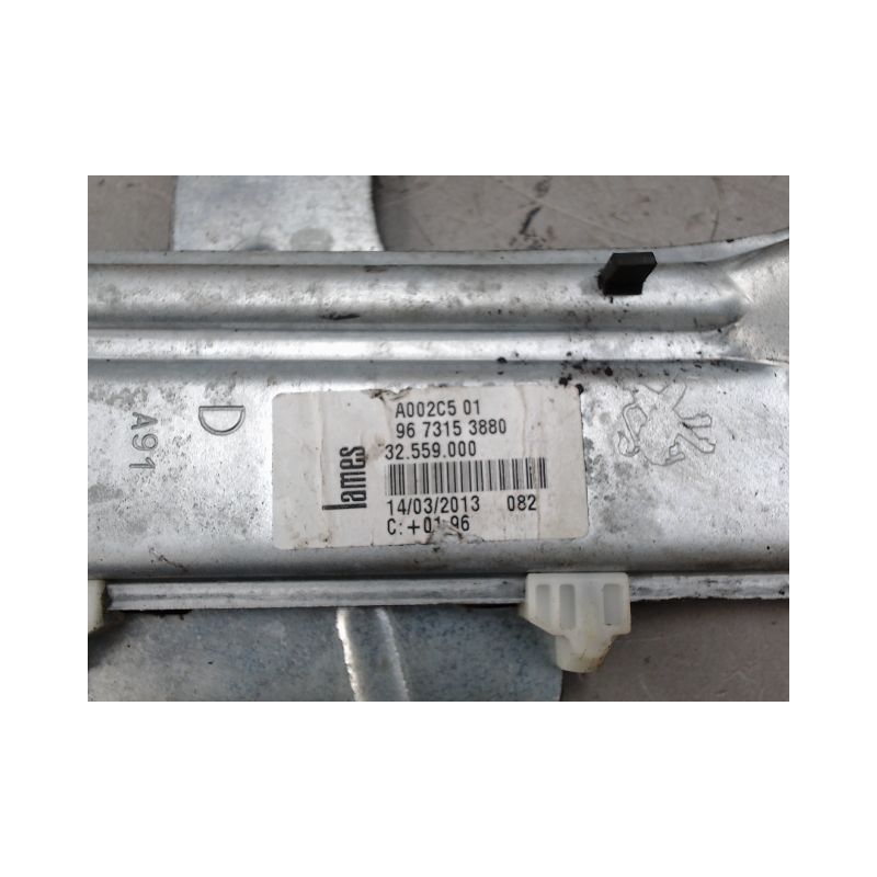 MECANISME LEVE-GLACE ARRIERE DROIT PEUGEOT 208