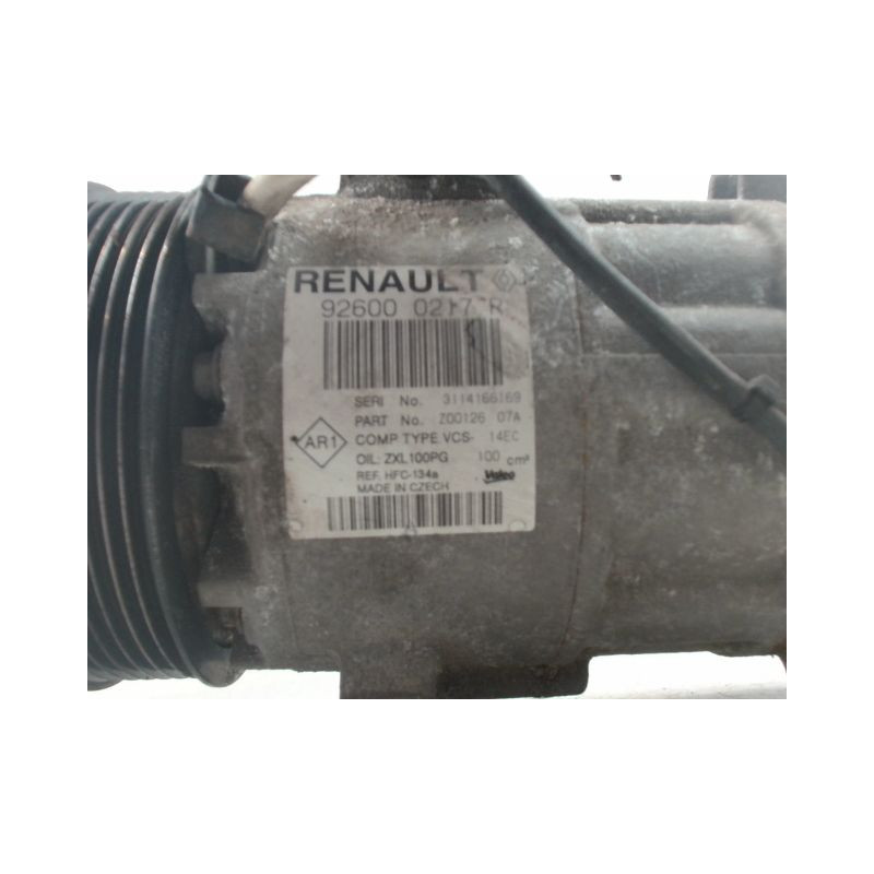 COMPRESSEUR AIR CONDITIONNE RENAULT CAPTUR