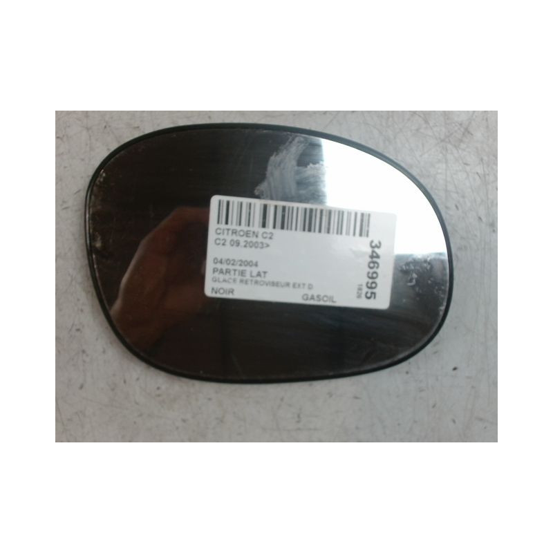 GLACE RETROVISEUR EXT D CITROEN C2 2003-