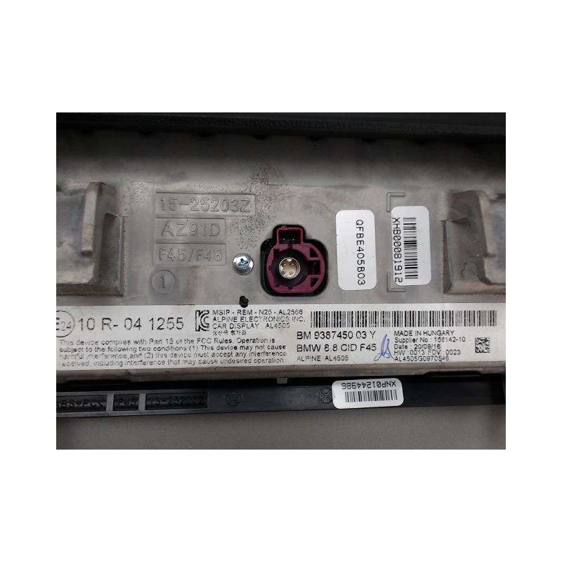 ECRAN GPS B.M.W. SERIE 2
