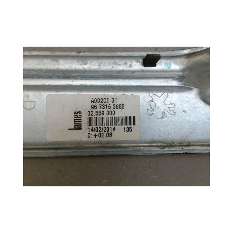 MECANISME LEVE-GLACE ARRIERE DROIT PEUGEOT 208