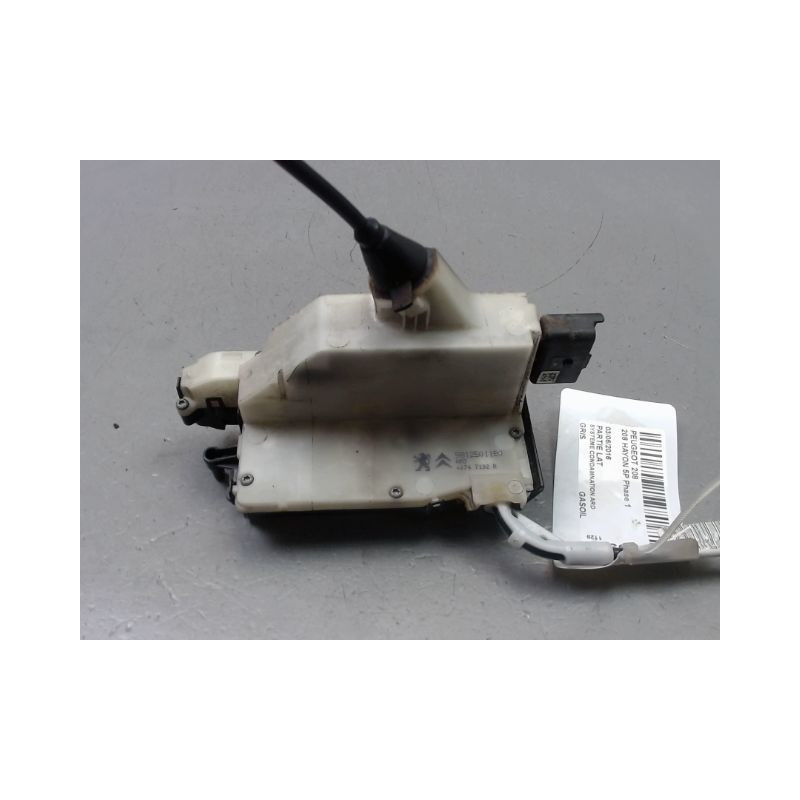 SYSTEME CONDAMNATION ARRIERE DROIT PEUGEOT 208 Phase 1 2012-...