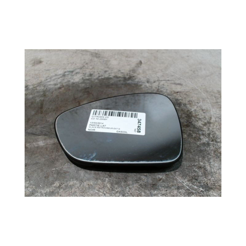 GLACE RETROVISEUR EXT G CITROEN C3 2009-