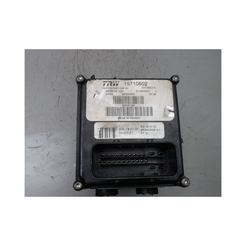 UNITE HYDRAULIQUE ABS PEUGEOT 407 BERL. Phase 1 2004-2008