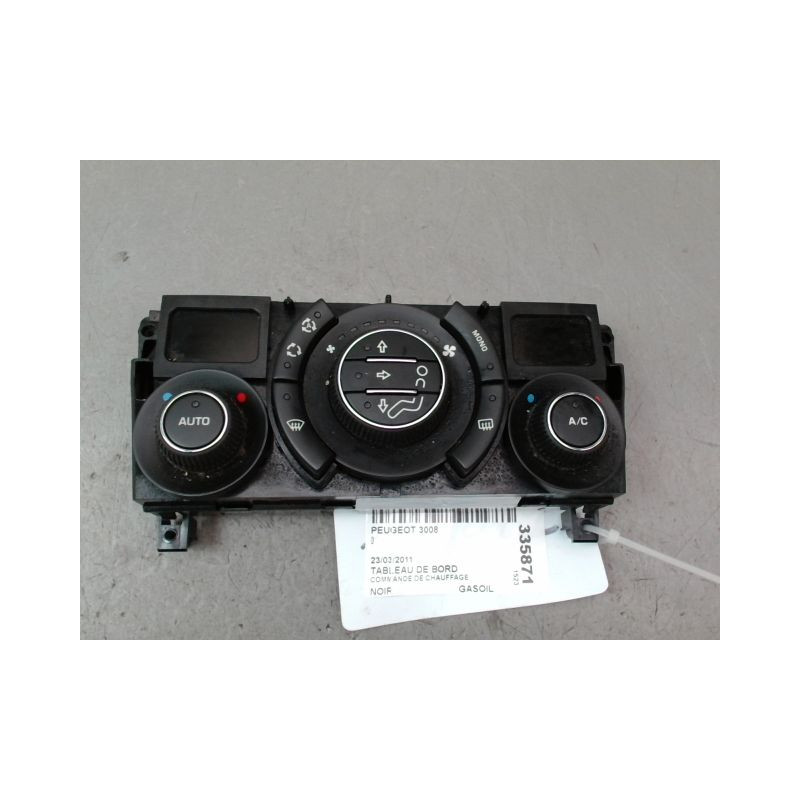 COMMANDE DE CHAUFFAGE PEUGEOT 3008 BREAK I Phase 1 2009-2013