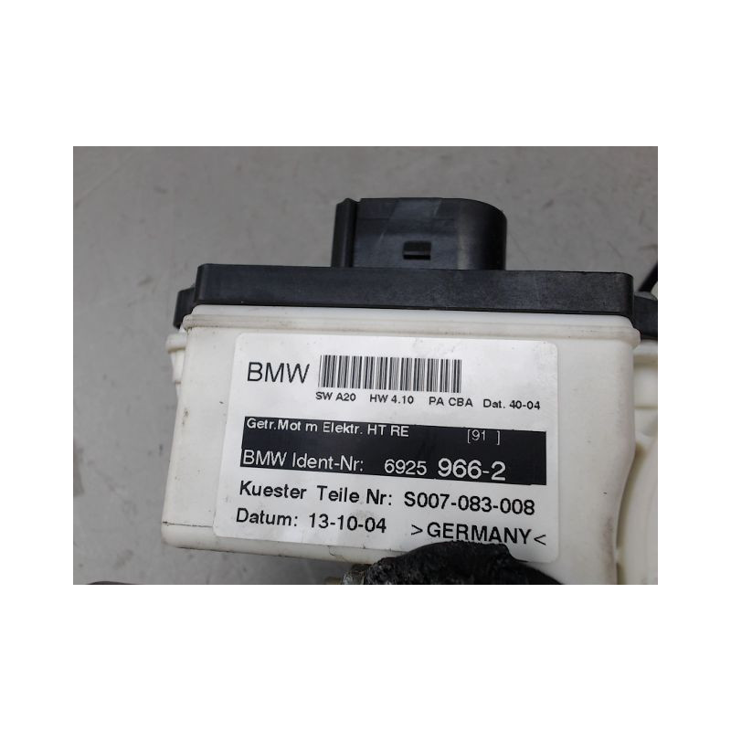 MECANISME LEVE-GLACE ARRIERE DROIT B.M.W. X3