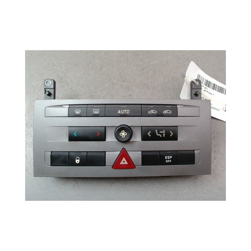 COMMANDE DE CHAUFFAGE PEUGEOT 407 BERL. Phase 1 2004-2008