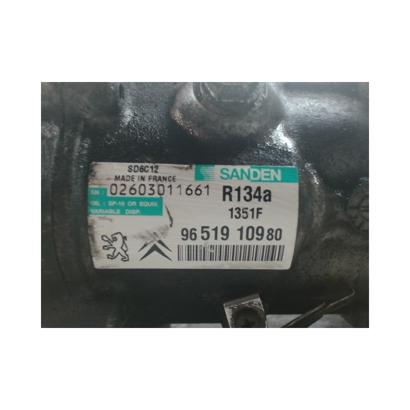 COMPRESSEUR AIR CONDITIONNE PEUGEOT 207 5P
