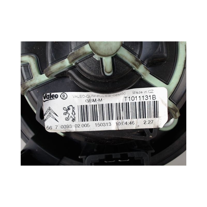 MOTEUR VENTILATEUR CHAUFFAGE PEUGEOT RCZ
