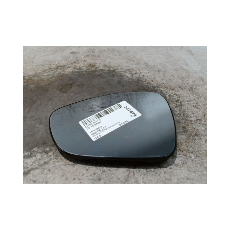 GLACE RETROVISEUR EXT G CITROEN C3 2009-
