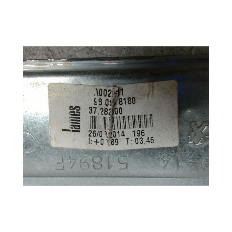 MECANISME+MOTEUR LEVE-GLACE AVANT GAUCHE PEUGEOT 208