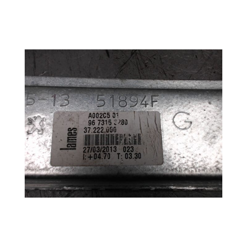 MECANISME+MOTEUR LEVE-GLACE AVANT GAUCHE PEUGEOT 208
