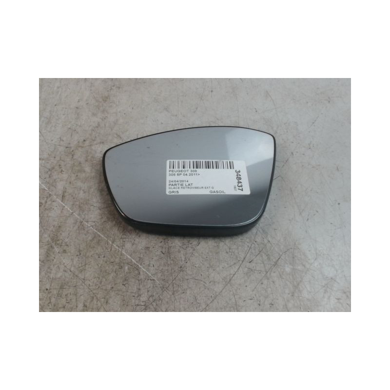 GLACE RETROVISEUR EXT G PEUGEOT 308 2011-