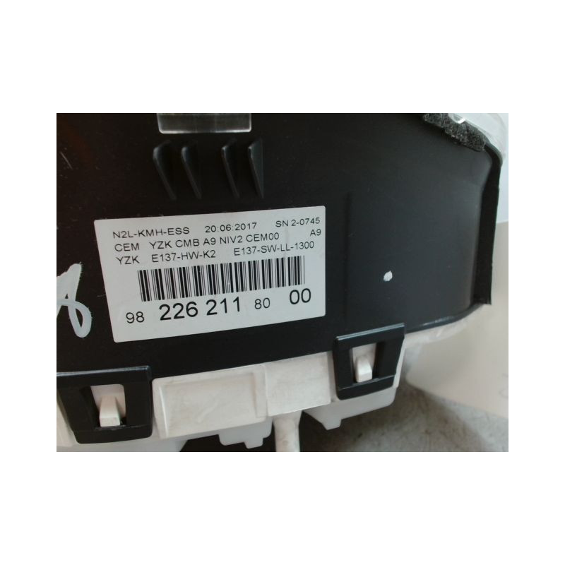 BLOC COMPTEURS PEUGEOT 208