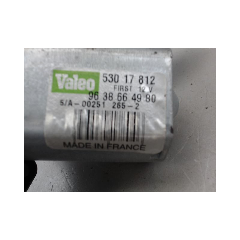 MECANISME ESSUIE-GLACE ARRIERE PEUGEOT 206