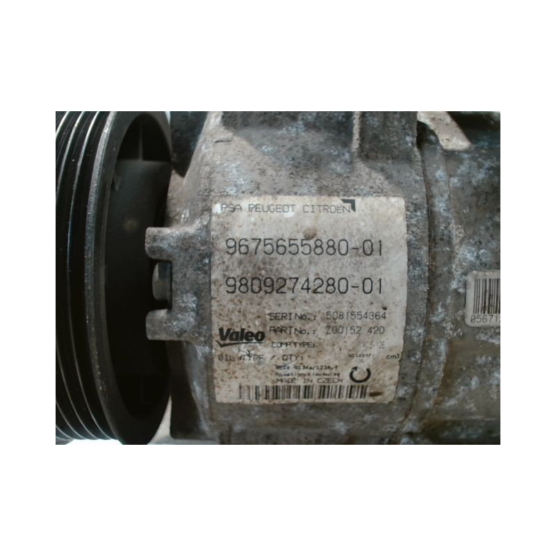 COMPRESSEUR AIR CONDITIONNE PEUGEOT 308 2011-