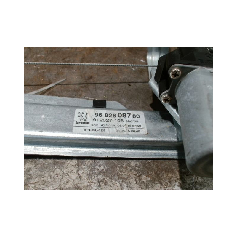 MECANISME+MOTEUR LEVE-GLACE ARRIERE GAUCHE PEUGEOT 5008 2009-