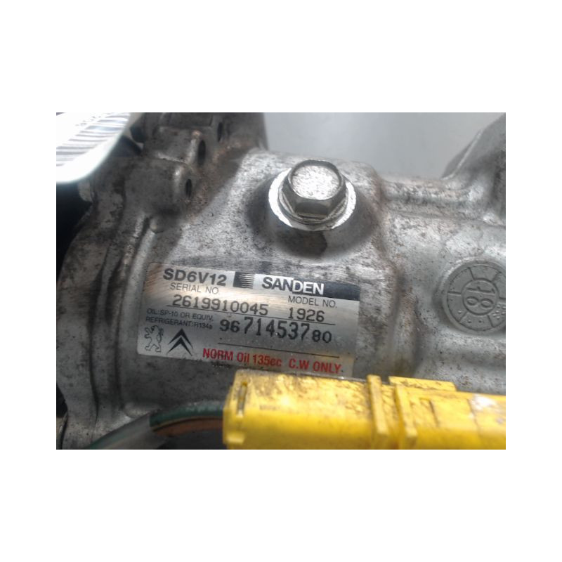 COMPRESSEUR AIR CONDITIONNE PEUGEOT 206