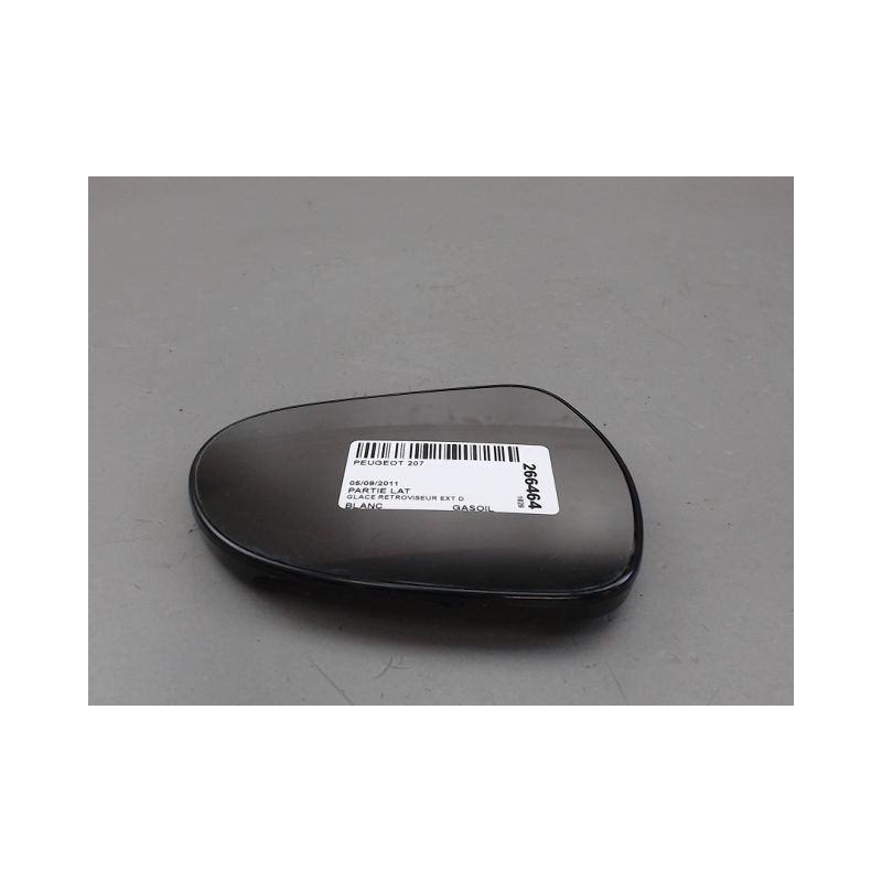GLACE RETROVISEUR EXT D PEUGEOT 207