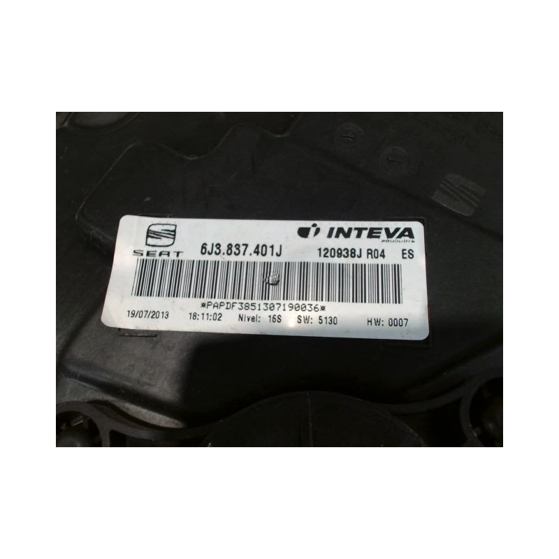 MECANISME+MOTEUR LEVE-GLACE AVANT GAUCHE SEAT IBIZA 2006-