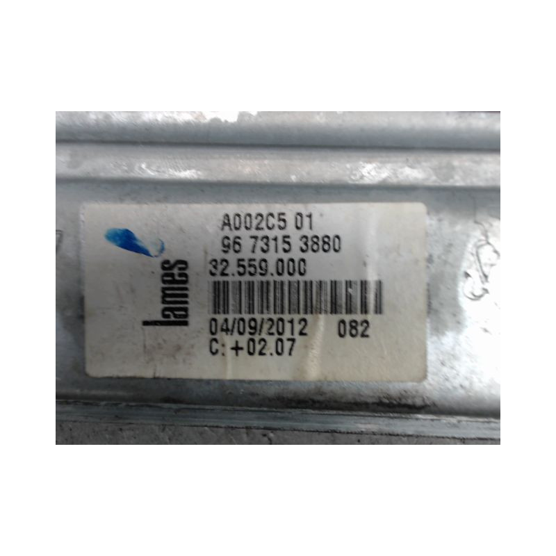 MECANISME LEVE-GLACE ARRIERE DROIT PEUGEOT 208