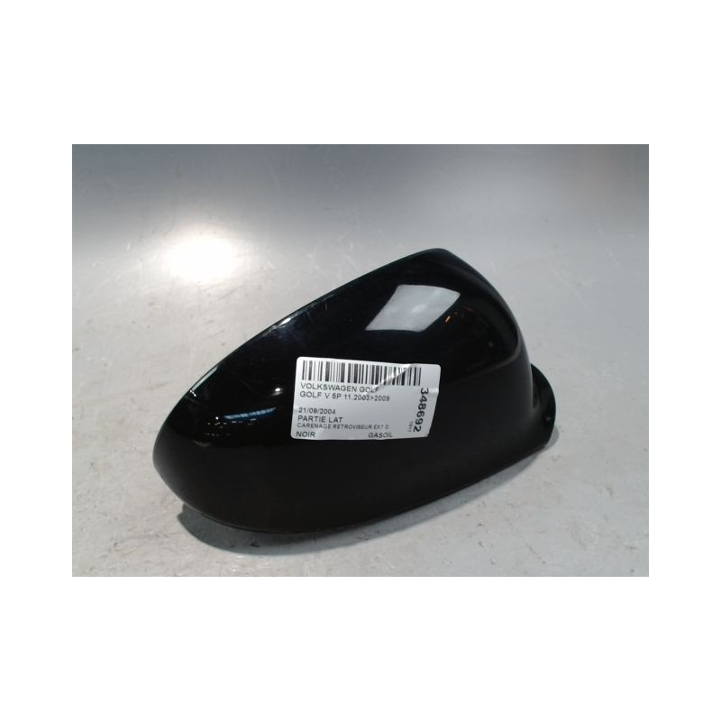 CARENAGE RETROVISEUR EXTERIEUR DROIT VOLKSWAGEN GOLF V 2003-2009