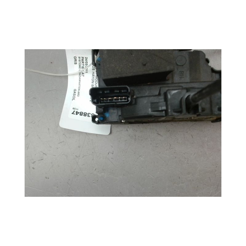 SYSTEME CONDAMNATION ARRIERE DROIT RENAULT MODUS Phase 2 2008-2012