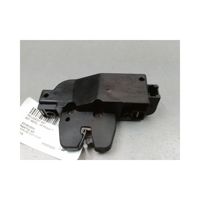 SERRURE COFFRE ARRIERE PEUGEOT 607 BERL. Phase 1 1999-2004