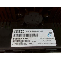 COMMANDE DE CHAUFFAGE AUDI A3 SPORTBACK II Phase 1 (8P) 2004-2008