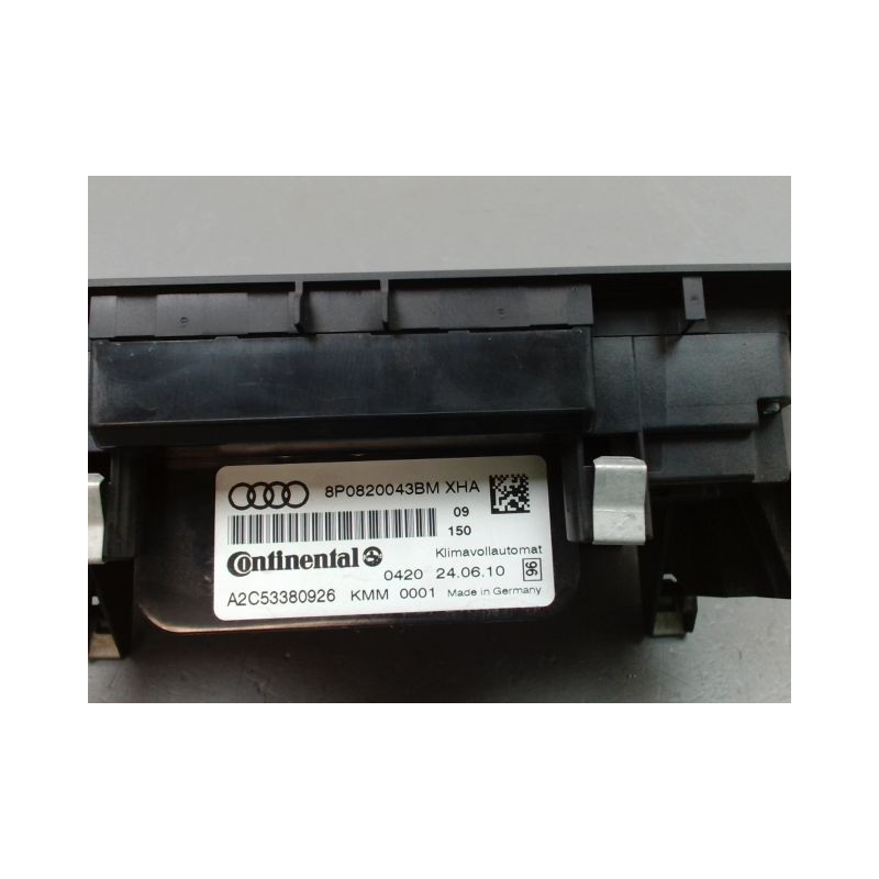 COMMANDE DE CHAUFFAGE AUDI A3 SPORTBACK II Phase 2 (8P) 2008-2012