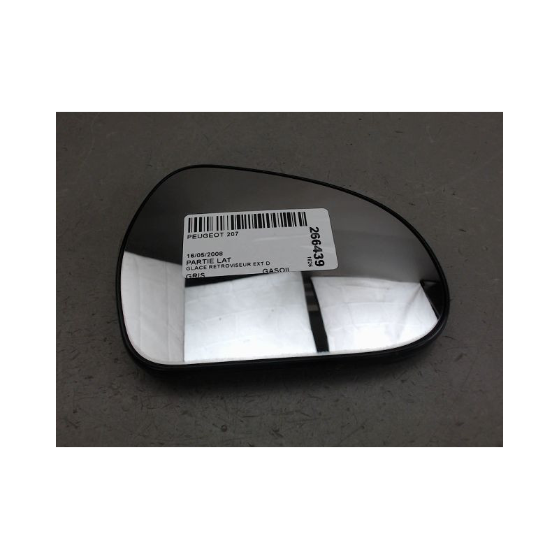 GLACE RETROVISEUR EXT D PEUGEOT 207