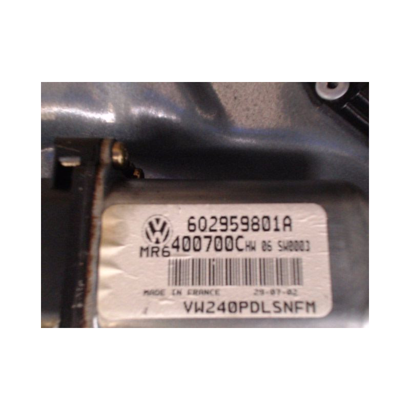 MECANISME+MOTEUR LEVE-GLACE AVANT DROIT VOLKSWAGEN POLO 02-05
