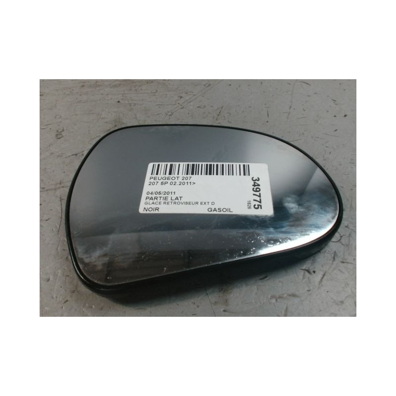 GLACE RETROVISEUR EXT D PEUGEOT 207 2011-